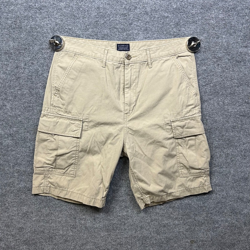 Levi’s Cargo Shorts Men's Beige Ripstop 10" Inseam Casual Utility Outdoor - W35